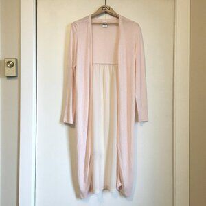 Vero Moda Powder Pink Open Duster Coquette Babydoll Cardigan